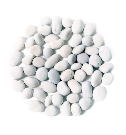 Seixo solto branco g