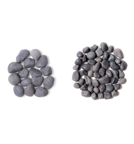 Seixo solto preto p e g