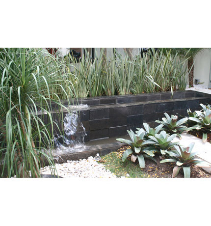 Full House Cascata Lava Vulcanica Preta Cascata Lava