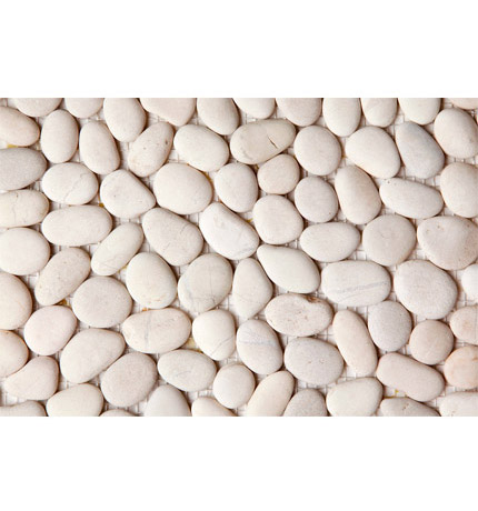 Seixo branco detalhe