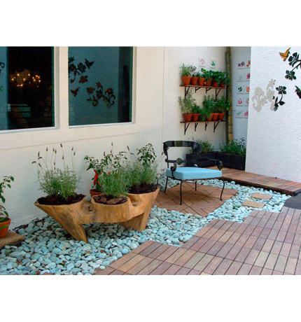 CAD seixos verdes soltos